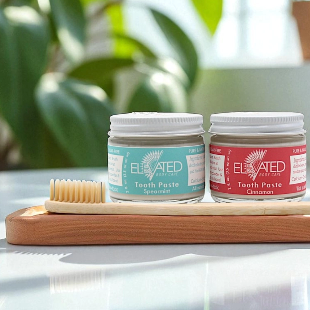 Elevated Natural Fluoride-Free Toothpaste - Glass Jar