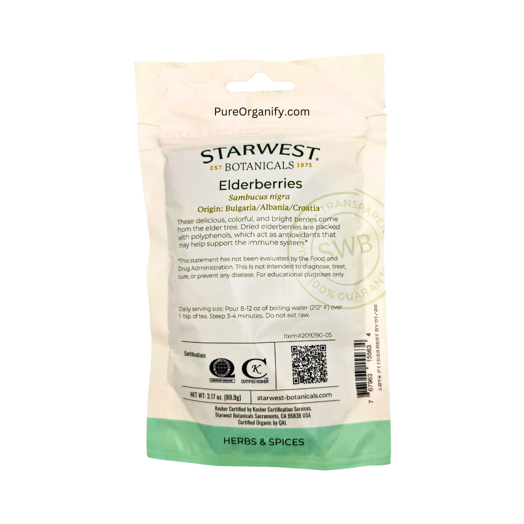 Elderberries, Organic