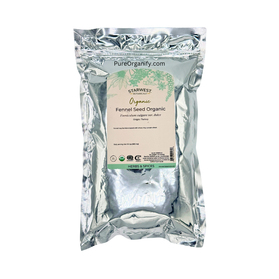 Fennel Seed, Saunf, Organic
