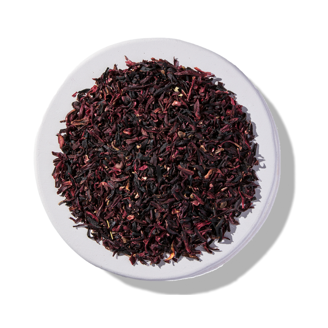 Hibiscus Flowers, Cut and Sifted, Organic