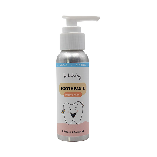 Balm Baby Kids Natural Fluoride-Free Toothpaste - Pump Bottle
