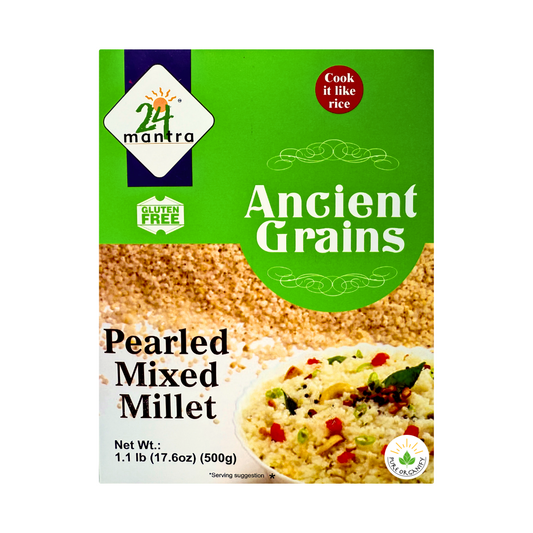 Pearled Mixed Millet, Whole Grain Blend, 24 Mantra