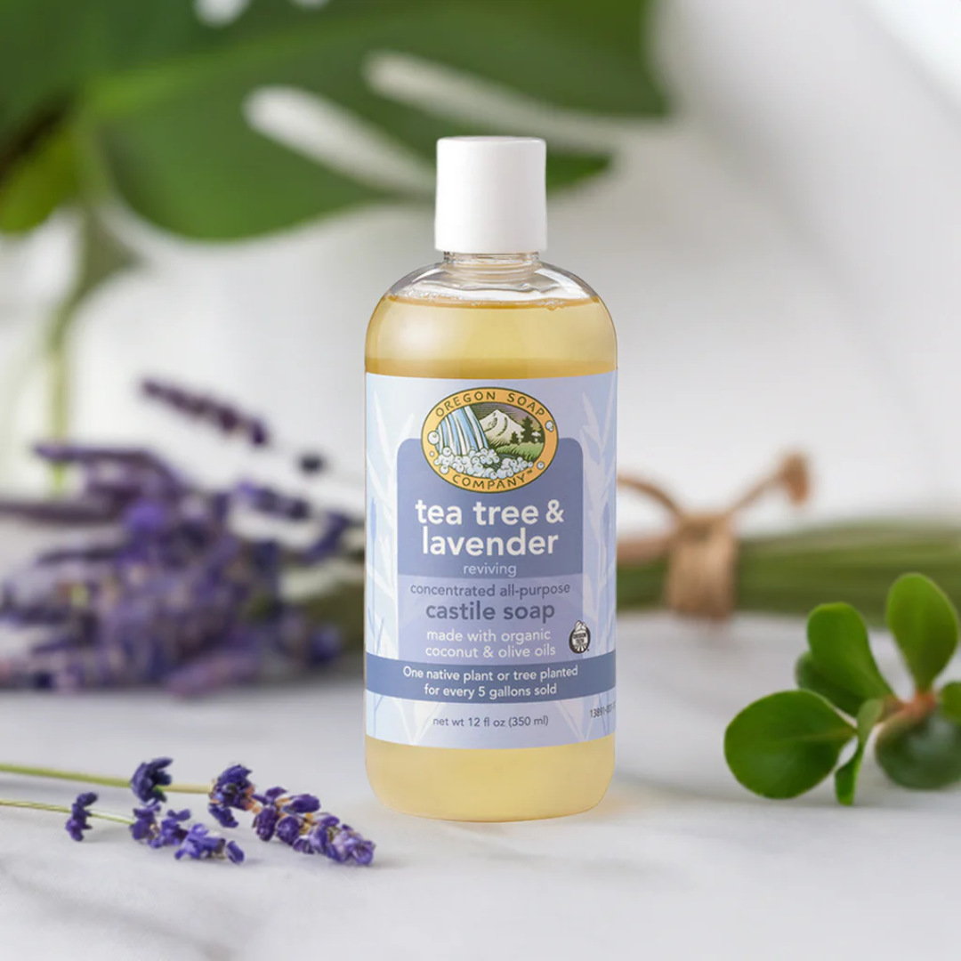 Organic Liquid Castile Soap - Concentrated Plant-Based Cleaner for Body, Home & Laundry