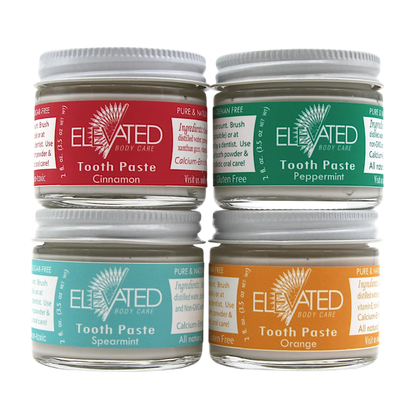 Elevated Natural Fluoride-Free Toothpaste - Glass Jar
