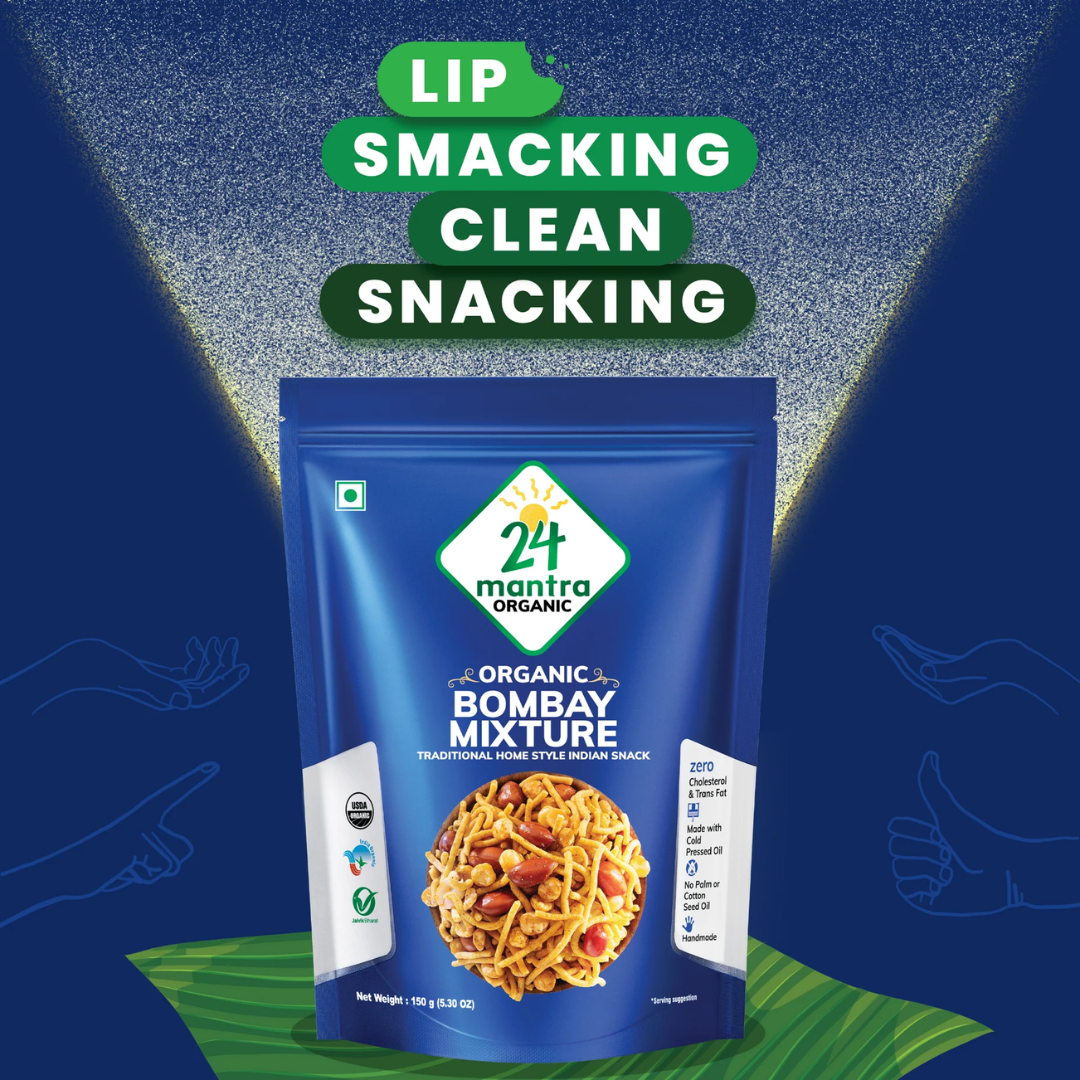 Bombay Mixture Snack, Organic, 24 Mantra
