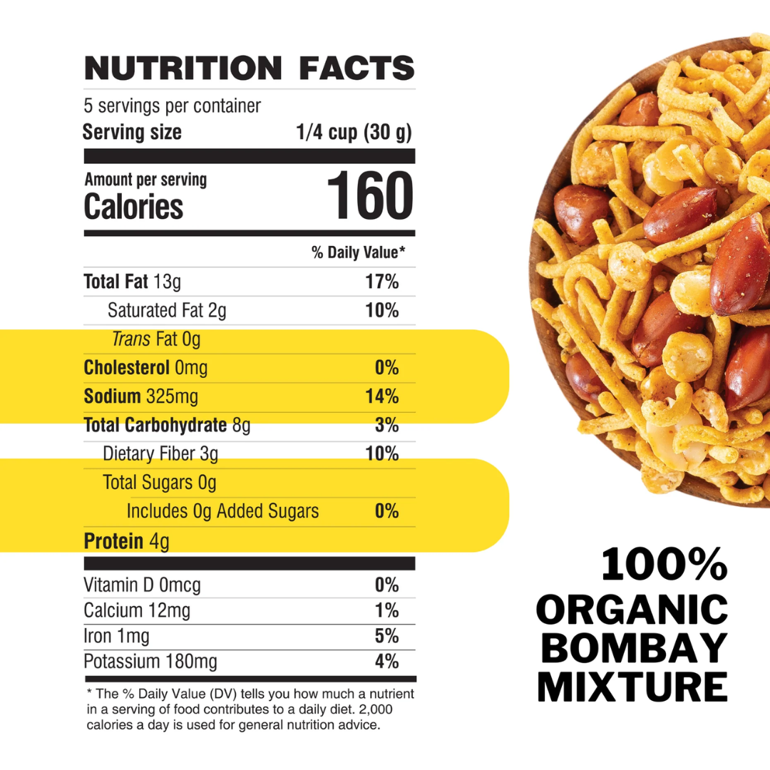 Bombay Mixture Snack, Organic, 24 Mantra