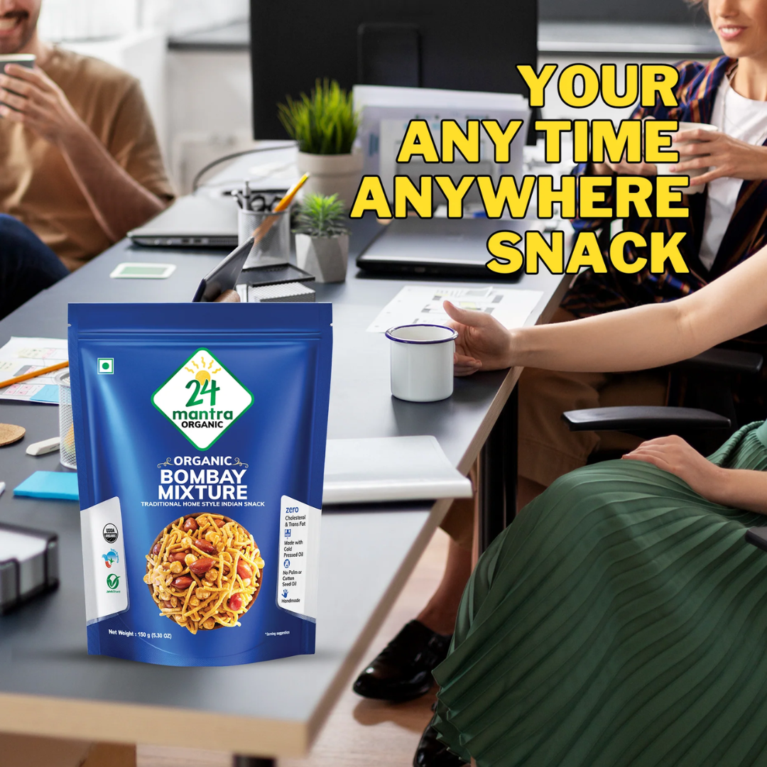 Bombay Mixture Snack, Organic, 24 Mantra