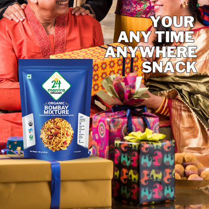 Bombay Mixture Snack, Organic, 24 Mantra