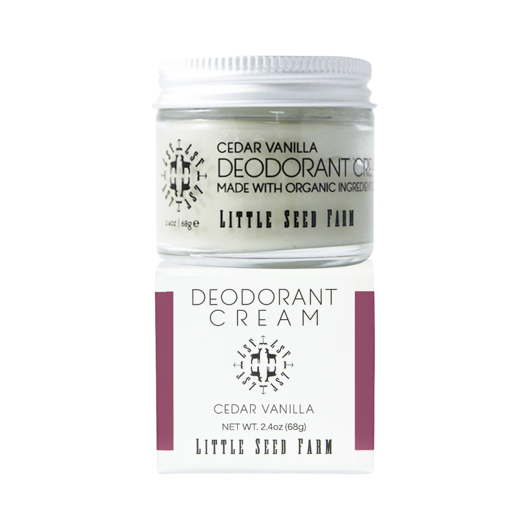 Natural Deodorant Cream, Organic, Aluminum-free, Baking Soda-free