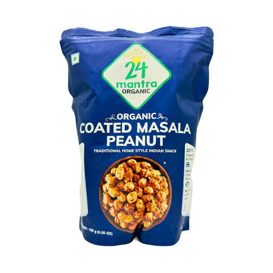 Coated Masala Peanut Snack, Organic, 24 Mantra