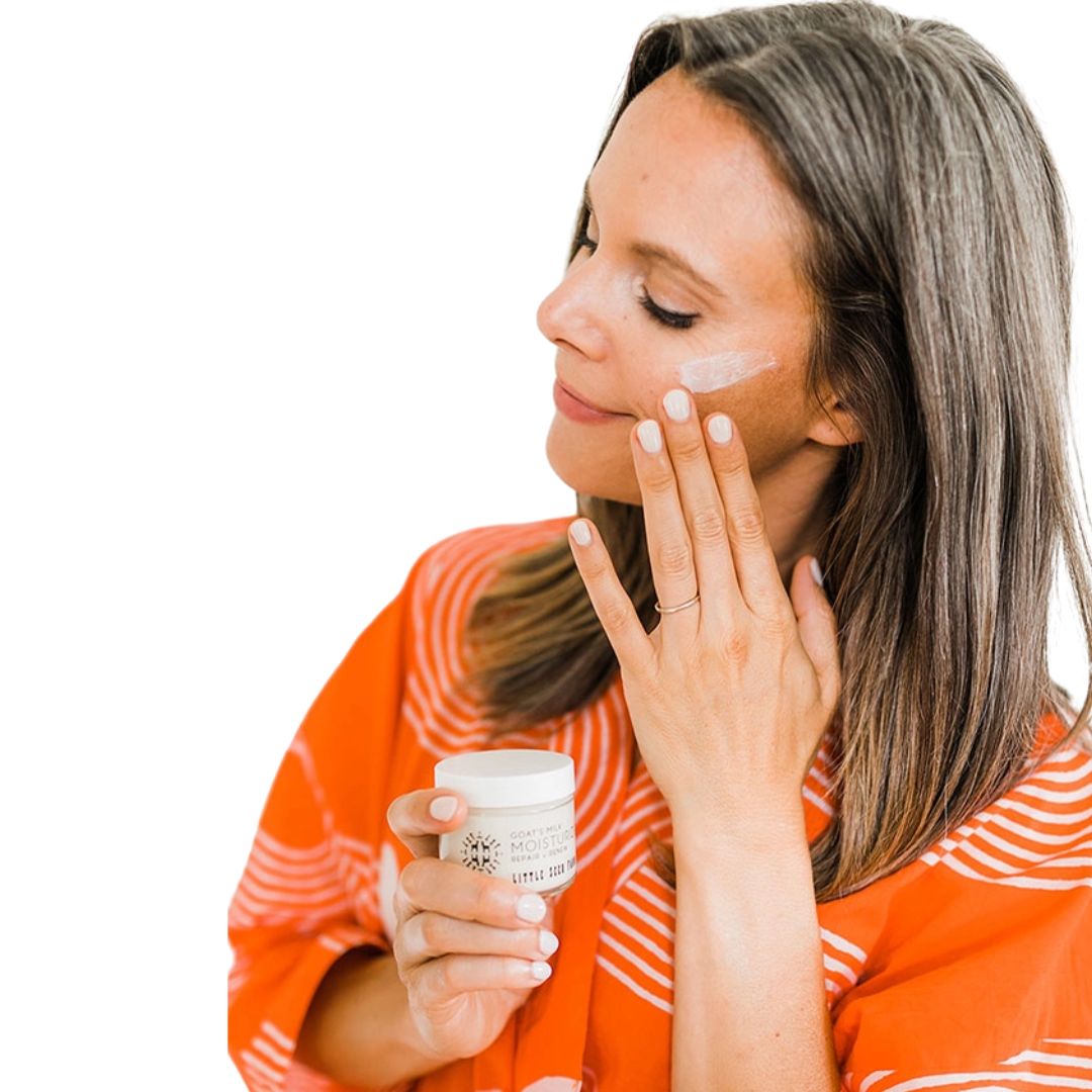 Goat's Milk Moisturizer Cream, Organic, Nourish + Glow with Goat’s Milk & Botanicals