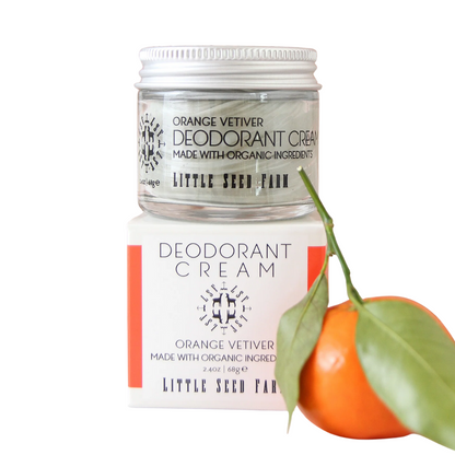 Natural Deodorant Cream, Organic, Aluminum-free, Baking Soda-free