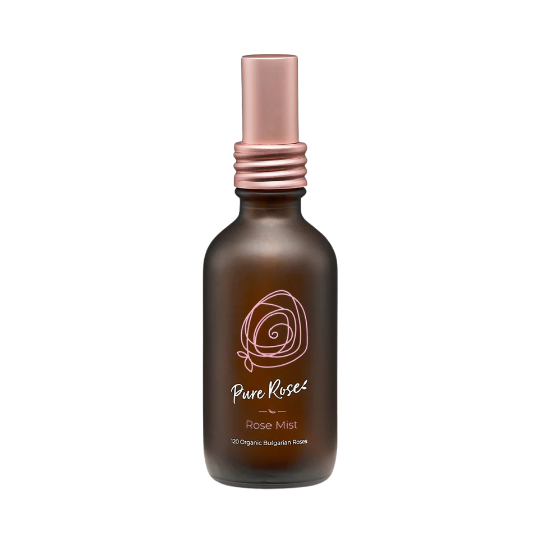Bulgarian Rose Mist, Organic Rose Spray for Face, Hair & Mood Refresh
