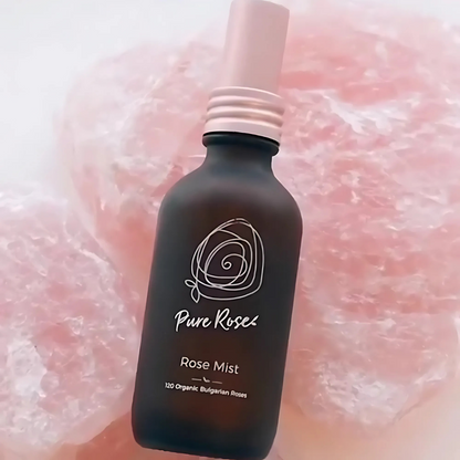 Bulgarian Rose Mist, Organic Rose Spray for Face, Hair & Mood Refresh