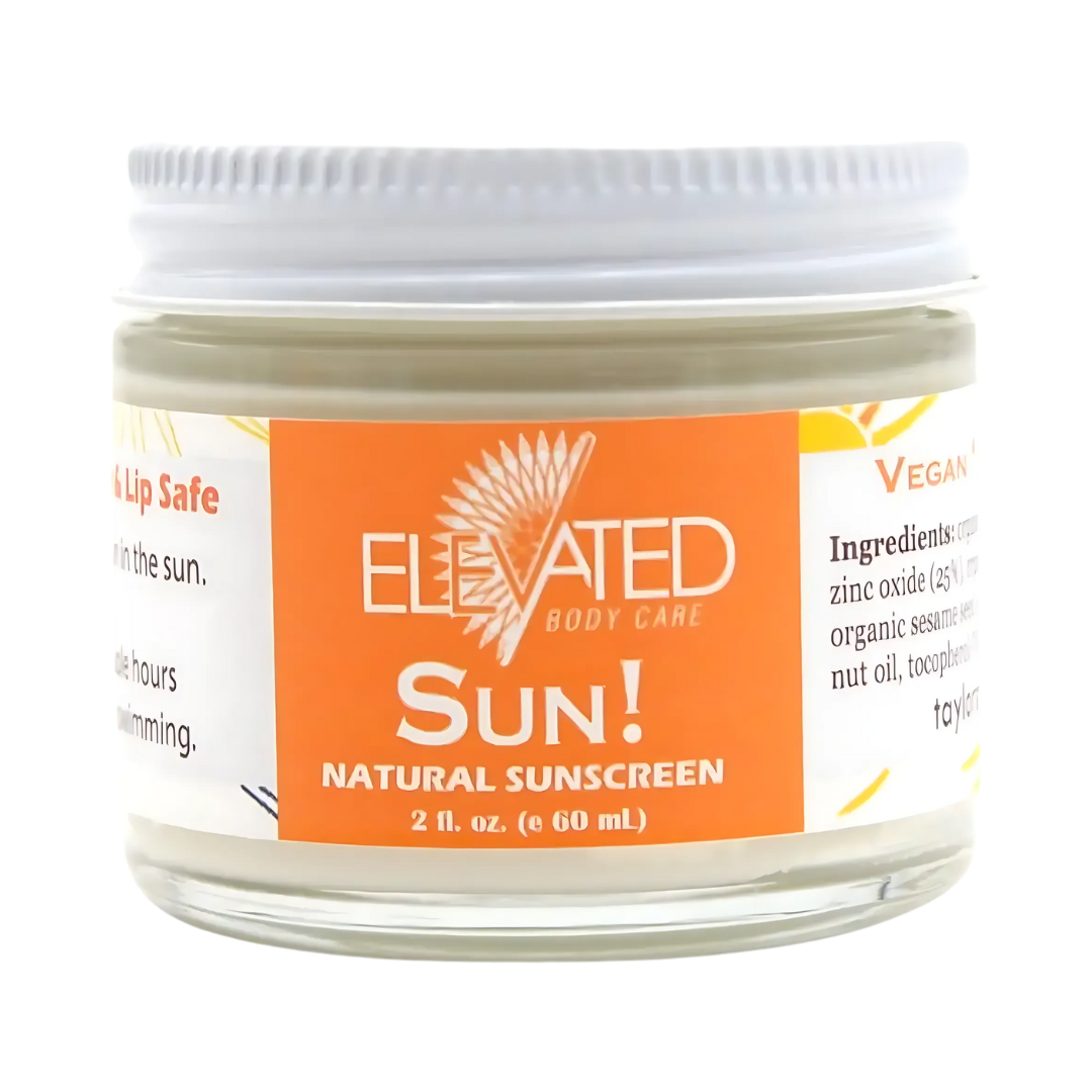 Elevated SUN! Natural Zinc Sunscreen, Sun Balm