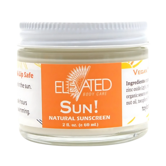 Elevated SUN! Natural Zinc Sunscreen, Sun Balm