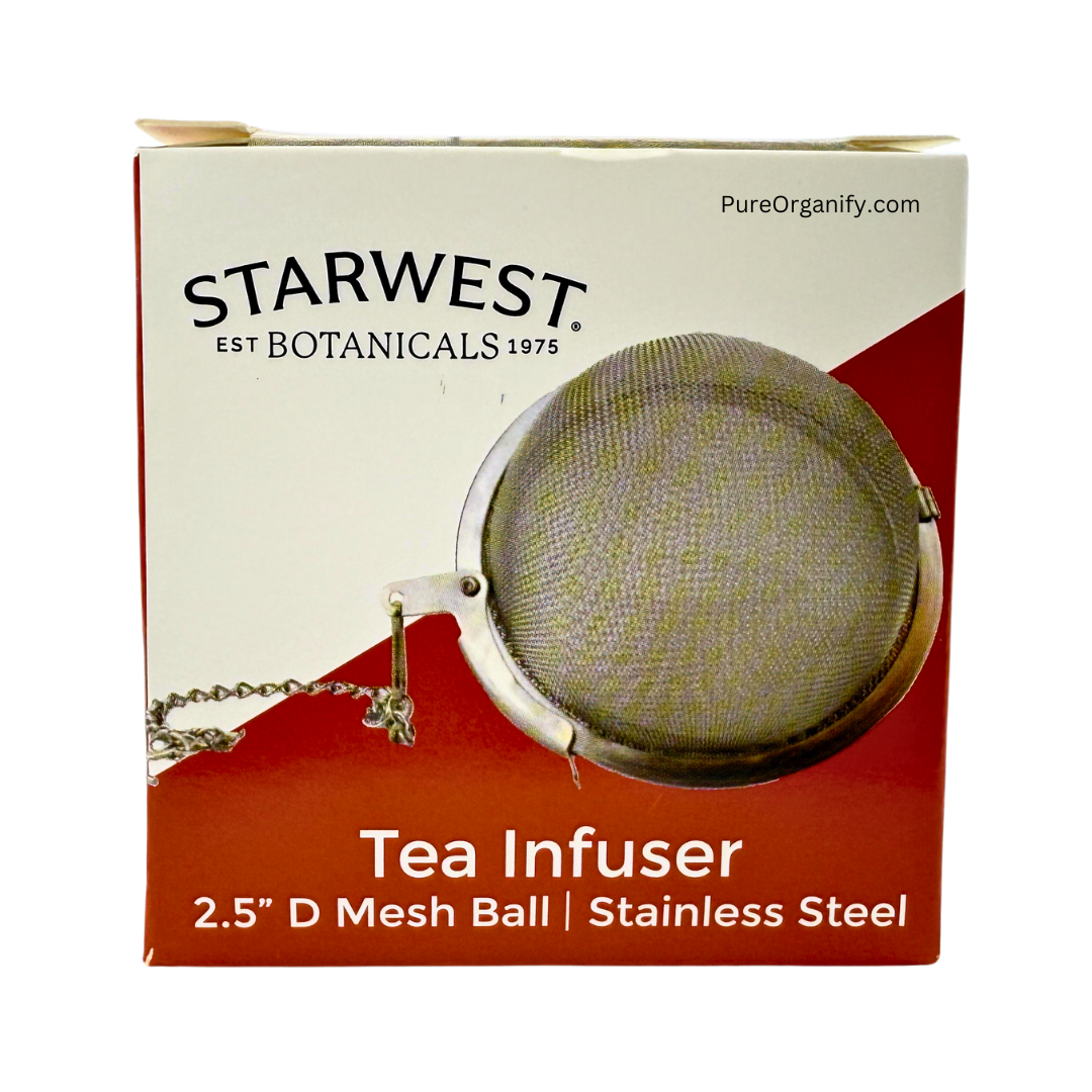 Tea Infuser 2.5 pulgada D Mesh Ball, Hindi kinakalawang na Asero