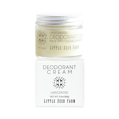 Natural Deodorant Cream, Organic, Aluminum-free, Baking Soda-free