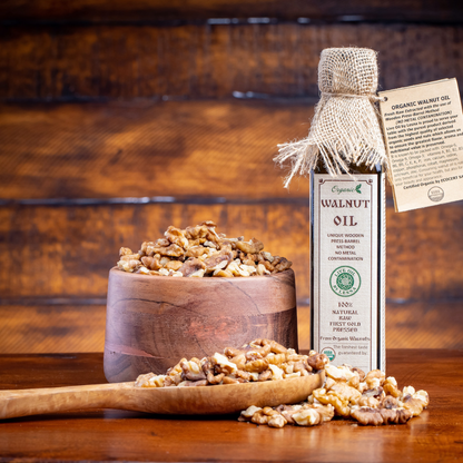 Raw, Organic Cold-Pressed Nut & Seed Oils (Food Grade) - Live Oil by Lesna (Almond, Walnut, Sesame, Mustard & More)